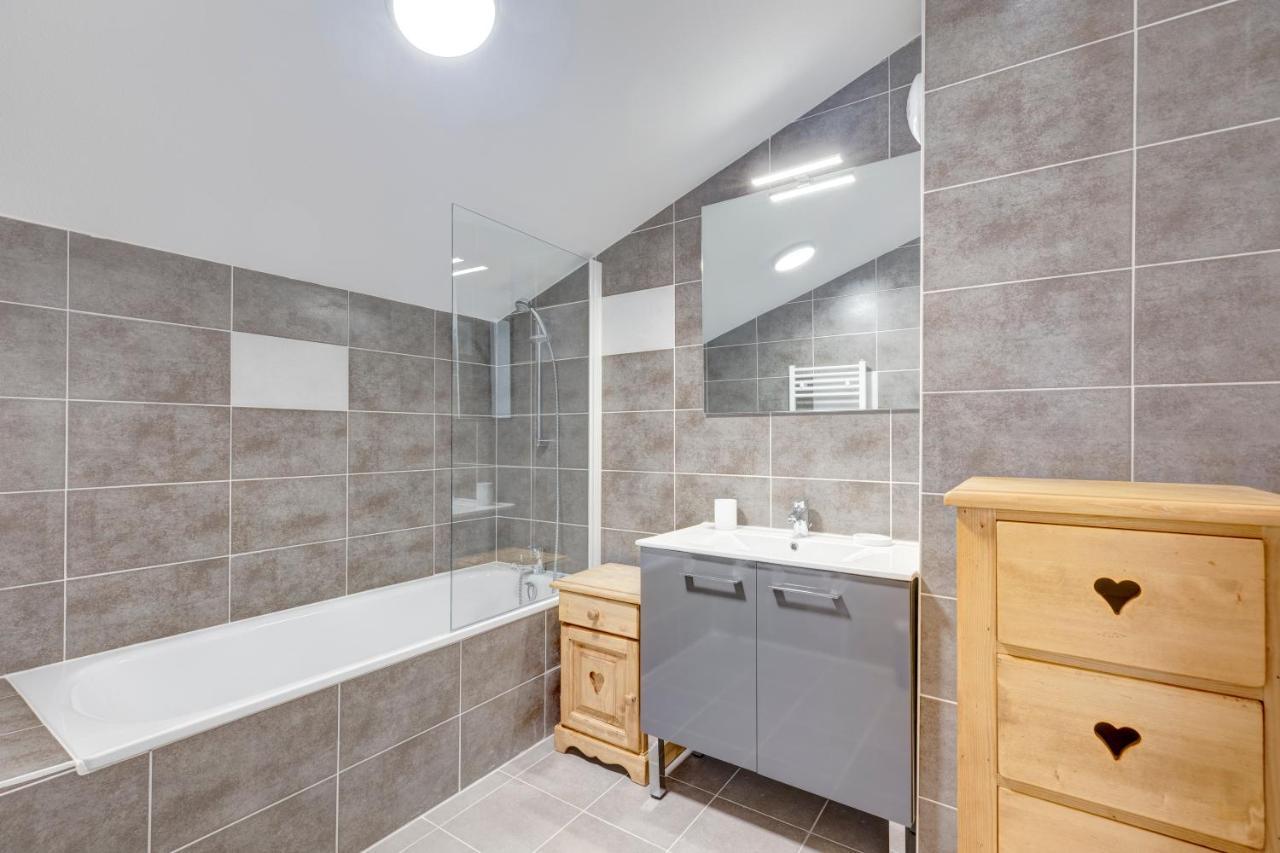 La Poudreuse - Duplex Avec Balcon Vue Montagne - Flumet Apartment Ngoại thất bức ảnh