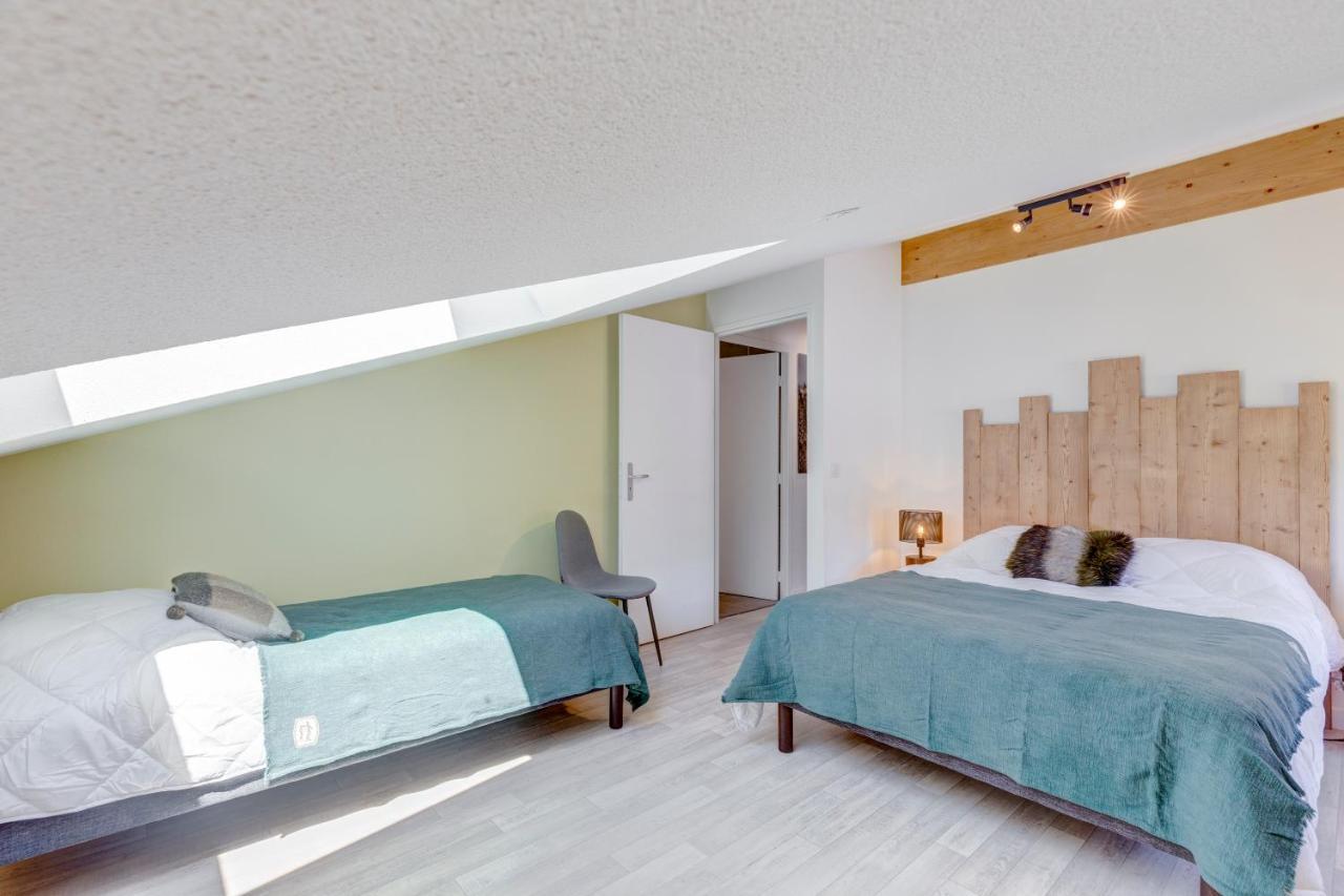 La Poudreuse - Duplex Avec Balcon Vue Montagne - Flumet Ngoại thất bức ảnh