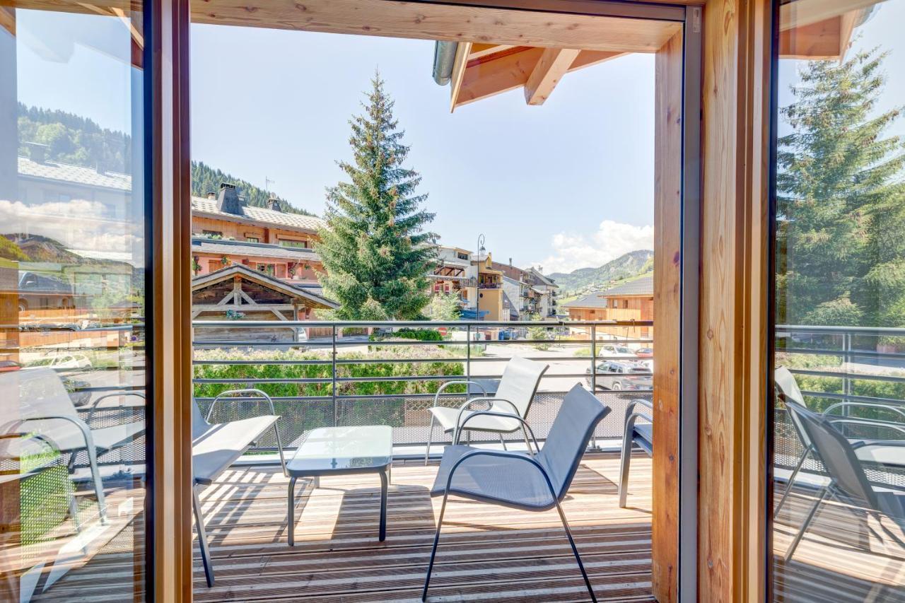 La Poudreuse - Duplex Avec Balcon Vue Montagne - Flumet Ngoại thất bức ảnh