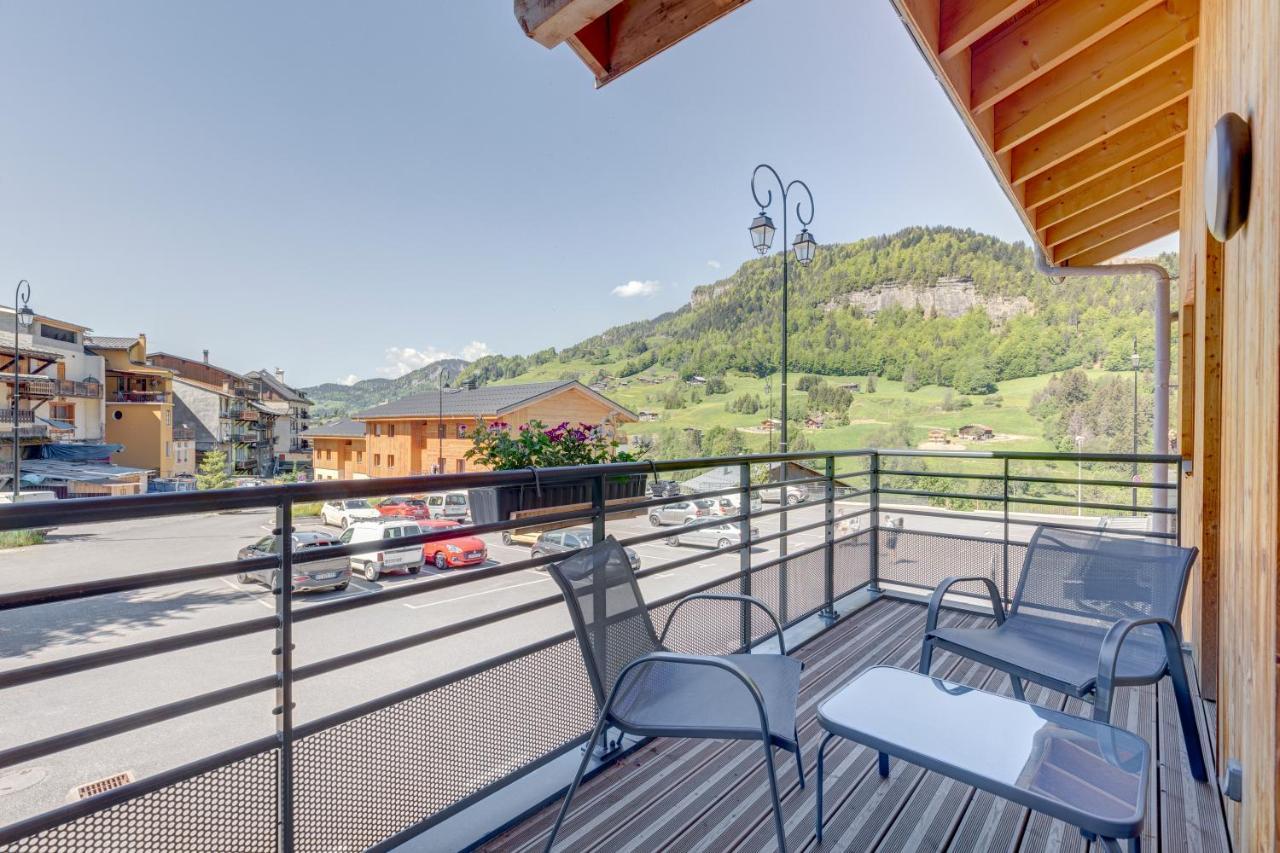 La Poudreuse - Duplex Avec Balcon Vue Montagne - Flumet Ngoại thất bức ảnh